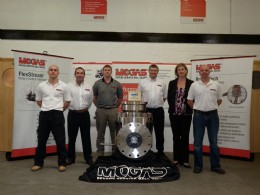 The Mogas team, from left to right: Jason Stevens, Gerard Breen, Alex Pollock,
Richard Glover, Jane Pitchford and Dean Roberts