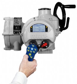 Wireless two-way communication using the nonintrusive hand held setting tool is a secure way of programming the actuator and accessing asset management data.