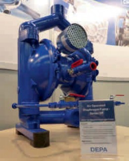 Air operated diaphragm pump