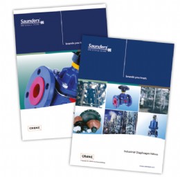 SaundersIDV Product Overview Brochure (left) and Technical Catalogue (right)