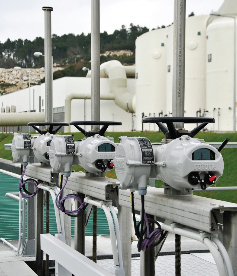 Profibus DP-enabled Rotork IQ intelligent non-intrusive valve actuators support Portugal’s plan for advanced wastewater treatment.