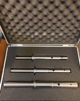 Recently machined alloy 718 valve stems