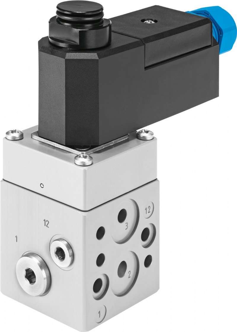 Festo offers numerous products for safety-related systems,
for example the pilot valve VOFC.