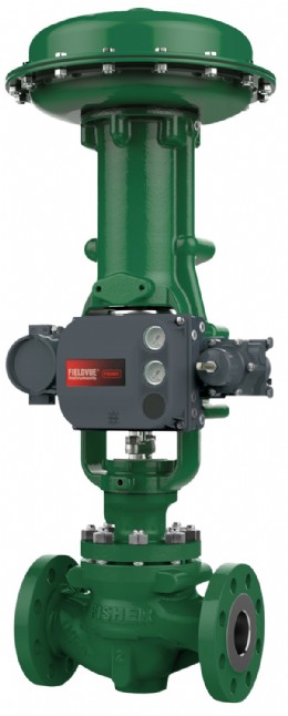 Modern valve technologies, such as this Fisher FIELDVUE Digital Valve Controller 6200, can help power plants reduce costs by providing valve health and performance diagnostics.