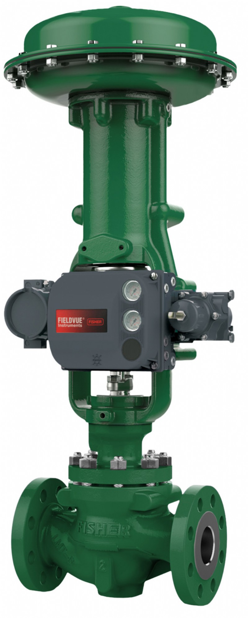Modern valve technologies, such as this Fisher FIELDVUE Digital Valve Controller 6200, can help power plants reduce costs by providing valve health and performance diagnostics.