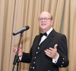 BVAA Chairman Colin Findlay presenting awards