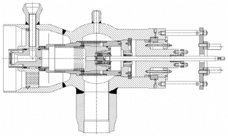 General arrangement drawing of a typical HP Bypass