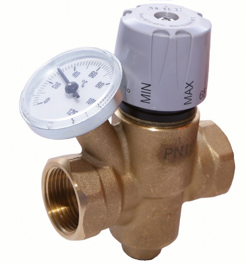 Thermal balancing valve for building services
