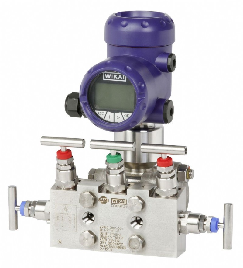 Integrated valve & measuring instrument