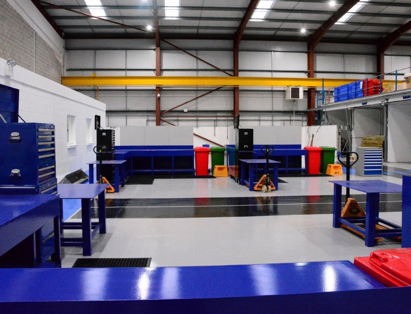 Inside our newly completed workshop with increased capacity and enhanced valve services