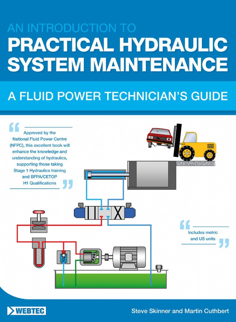 An introduction to Practical Hydraulic System Maintenance by Steve Skinner and Mark Cuthbert. Available from Amazon.