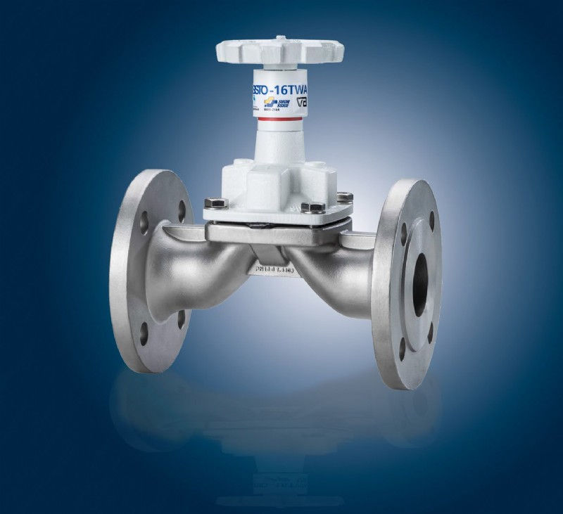 SISTO-16TWA stainless steel diaphragm valve for drinking water applications