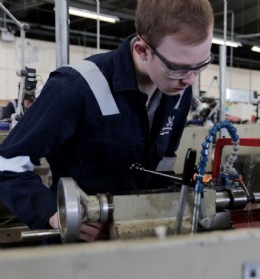 One of Scores apprentices competing in the mechanical category