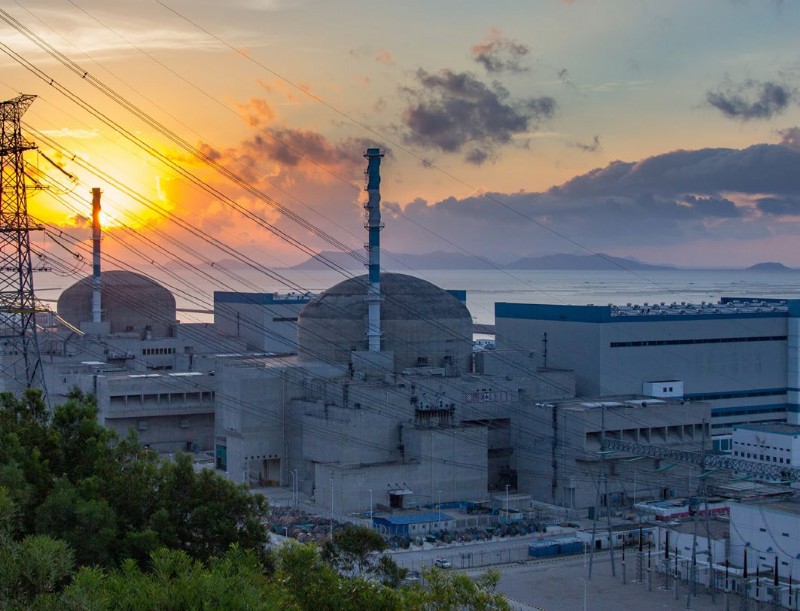 In June 2018 the nuclear power plant Taishan 1 in China was connected to the power grid for the first time. Source: EDF
