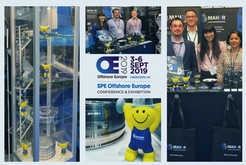 Maher team exhibiting at Offshore Europe 2019