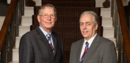 Martin Greenhalgh and Peter Dix at the BVAAs 80th AGM