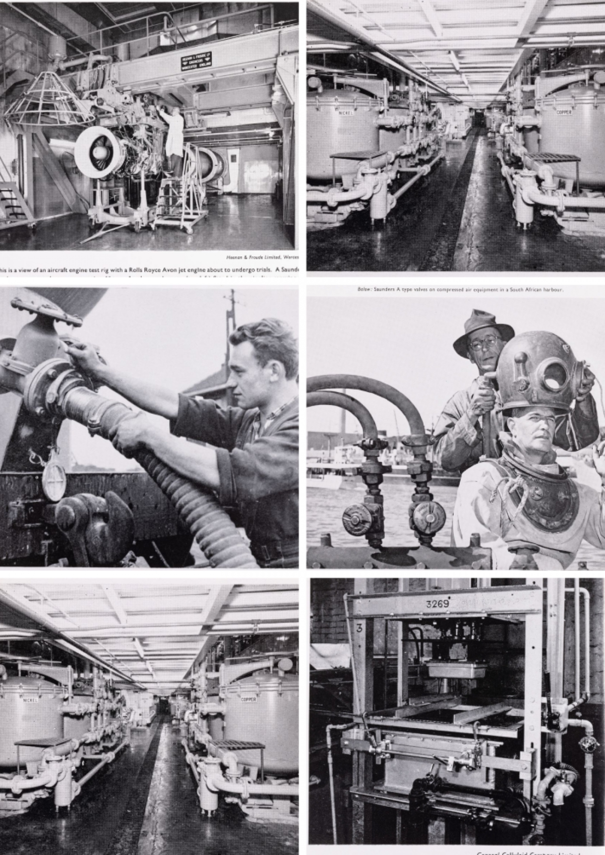 Solving Customers Toughest Challenges since 1928 - Rolls Royce Avon Jet Engine (first image), thermoplastics, food processing, chemical process, pharma, among others�
