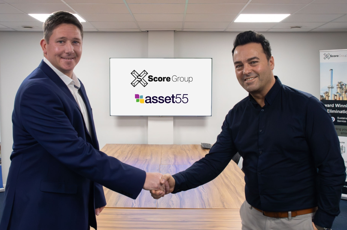Trevor Fleming, an Operations Manager for Score and Les Bartlett, Global Development Lead at asset55. 